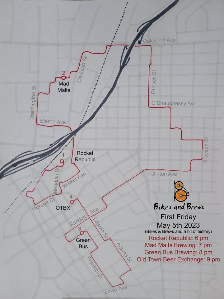 Bikes & Brews HuntsvilleMay 2023 Rocket Republic Downtown HSV