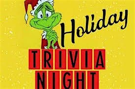 Fun & EZ Rotating Team Trivia Night at The Hills Pub: Holiday Edition!