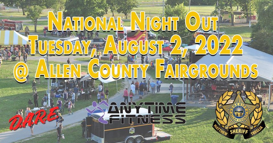 National Night Out and DARE 5K Allen County Fair, Lima, OH August 2