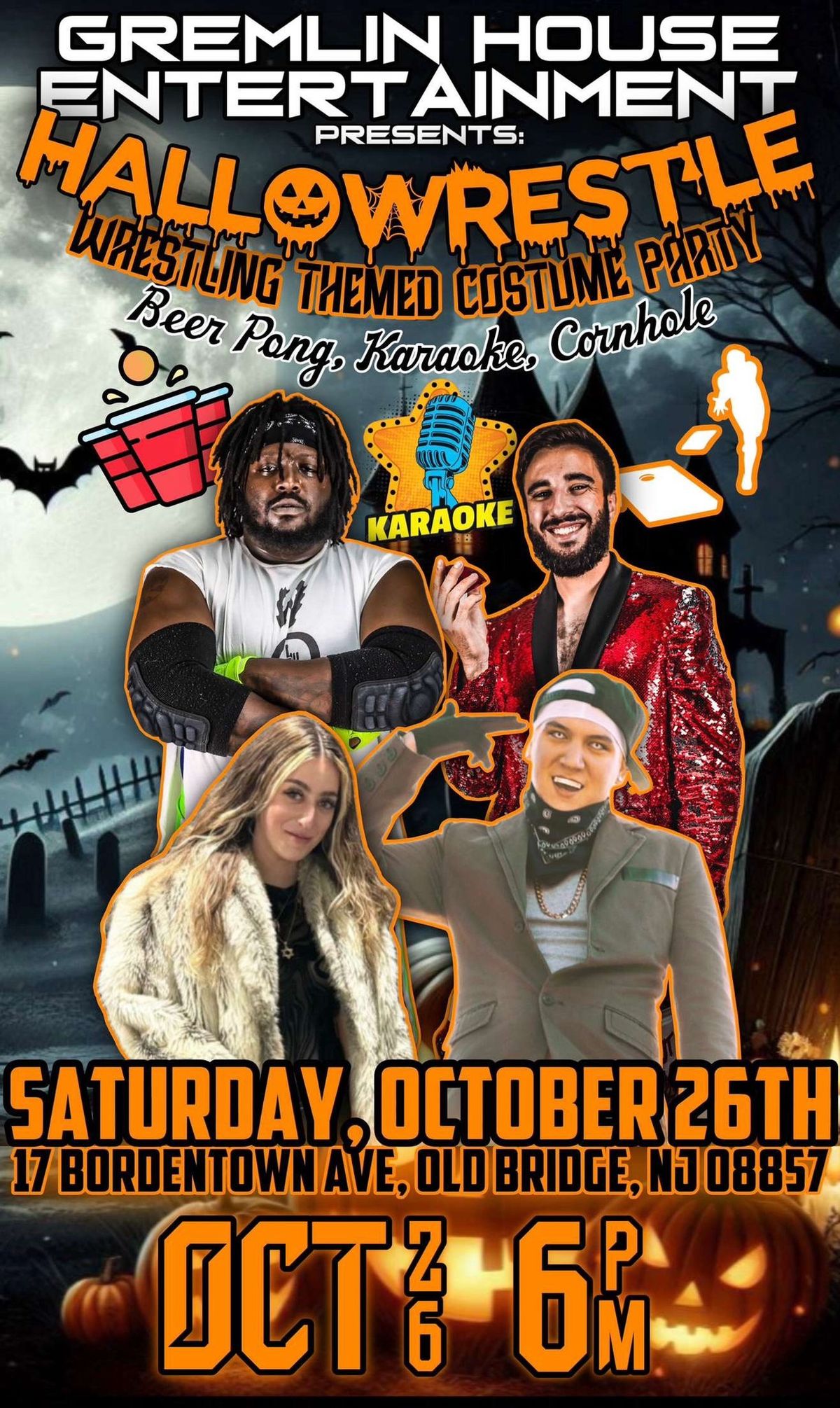 HALLOWRESTLE 2024 VFW Post 7508, Old Bridge, NJ October 26, 2024