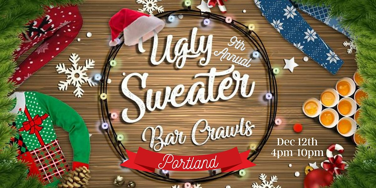 Portland Ugly Sweater Bar Crawl: 9th Annual