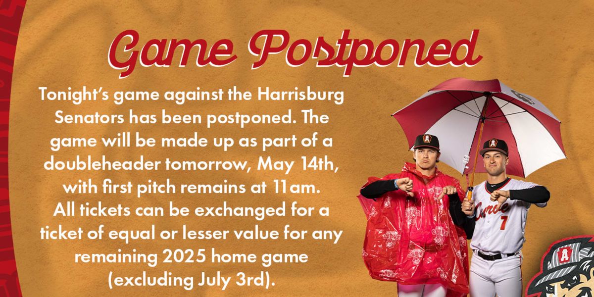 Altoona Curve vs. Harrisburg Senators