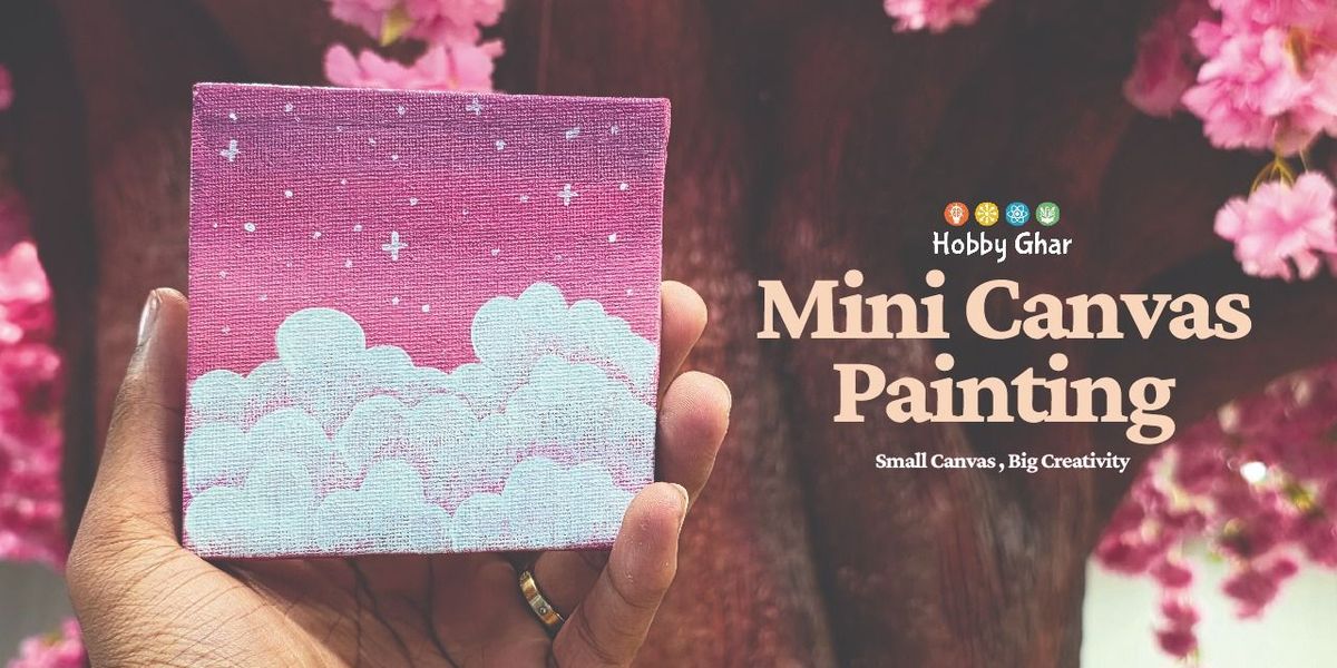 Mini canvas painting