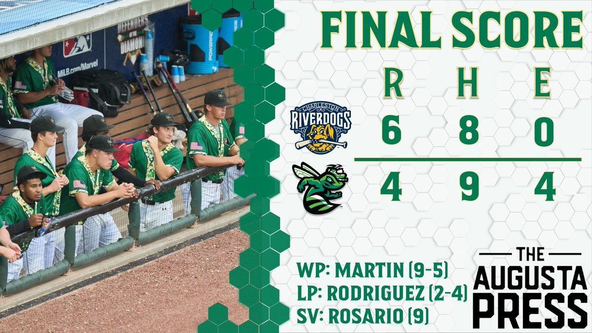 Charleston RiverDogs at Augusta GreenJackets