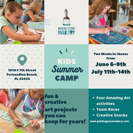 Summer Camp 2022 Paisley Grace Makery A DIY Studio and Custom Gifts