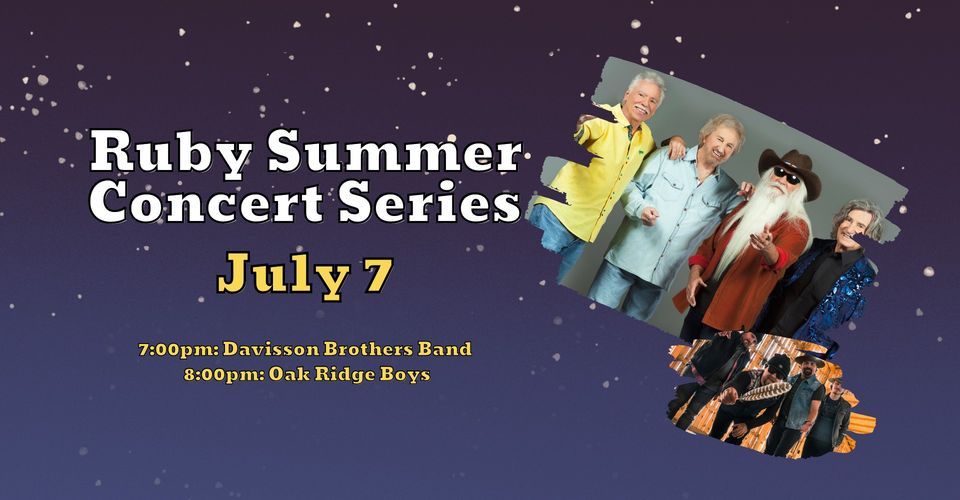 Ruby Summer Concert Series: Oak Ridge Boys