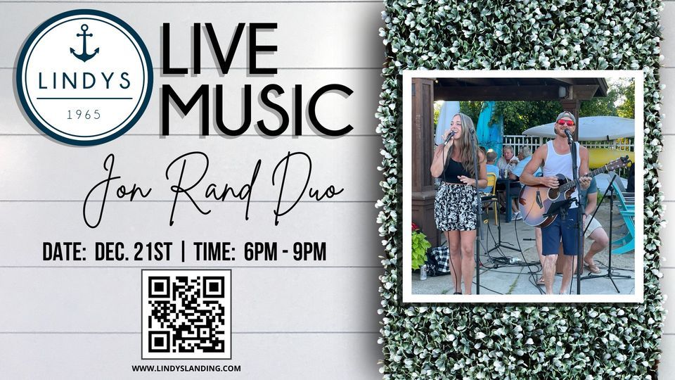 Jon Rand Band Duo Live at Lindys | Lindy's Landing, Wauconda, IL ...