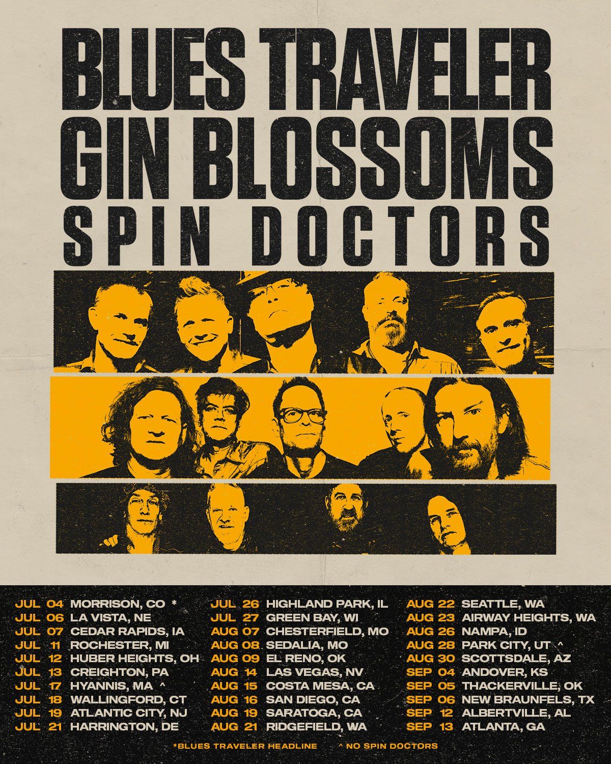 Blues Traveler Gin Blossoms & Spin Doctors