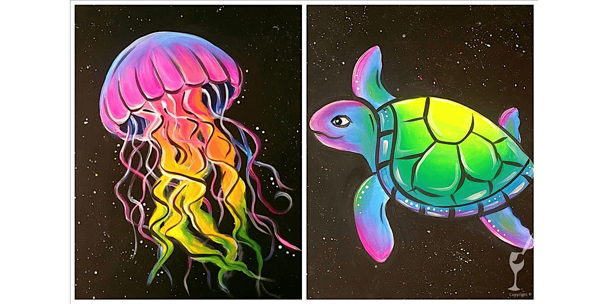 Adorable Animal Glow - Paint and Sip in New Braunfels | Classpop!\u2122