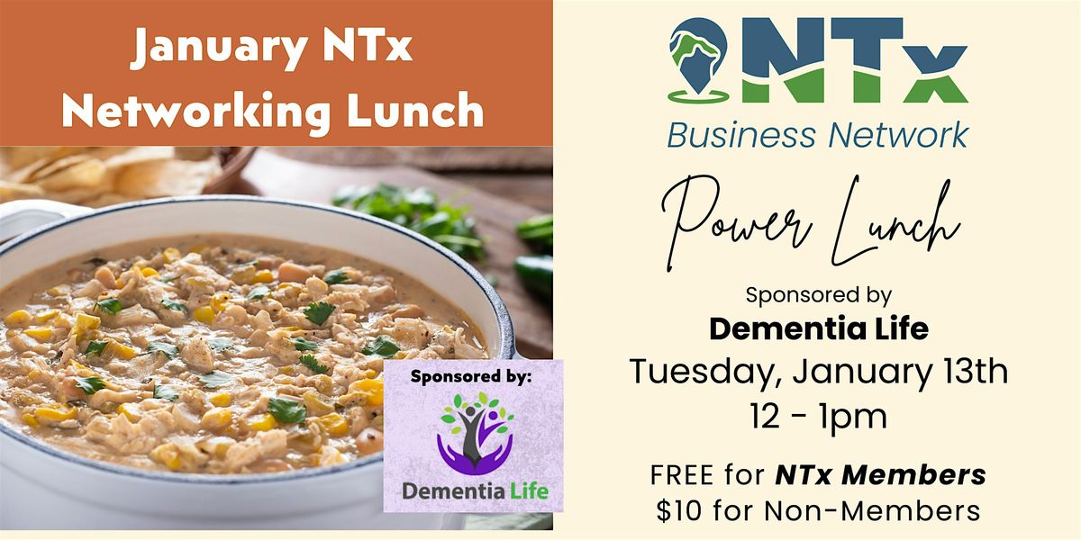 JANUARY 2026 - NTx NETWORKING LUNCH