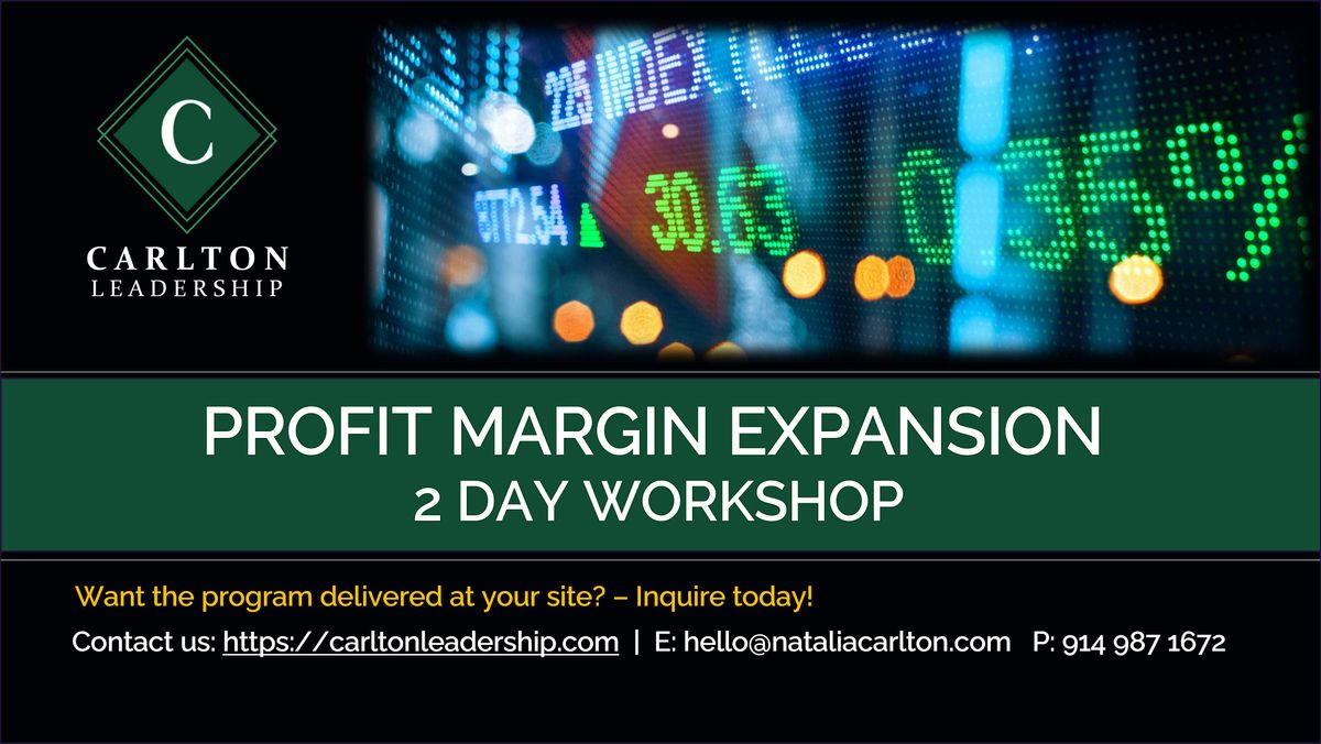 Profit Margin Expansion | October 20 - 21, 2026