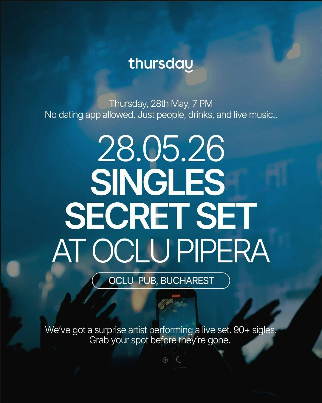THURSDAY | SECRET SET @OCLU |  BUCHAREST