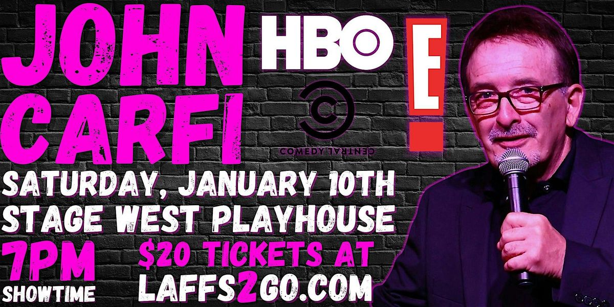 SPRING HILL COMEDY NIGHT: From HBO & Comedy Central - John Carfi - Jan 10th