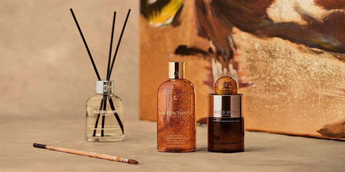 Molton Brown Glasgow Mesmerising Oudh Accord and Gold Fragrance Masterclass