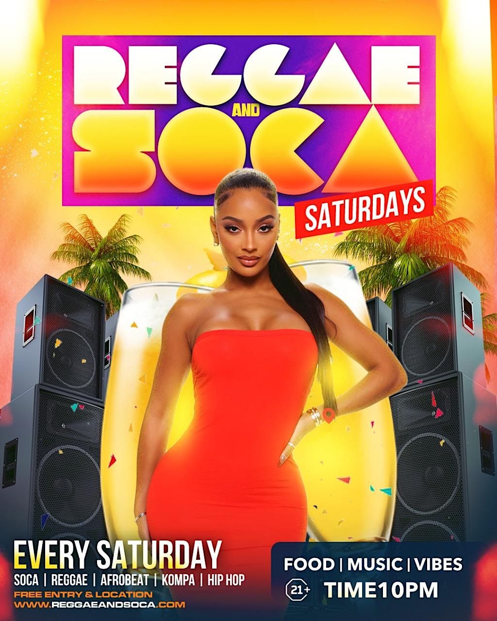 Caribbean Saturdays (Soca Reggae Hip hop) Weekly {The Caribbean Room}