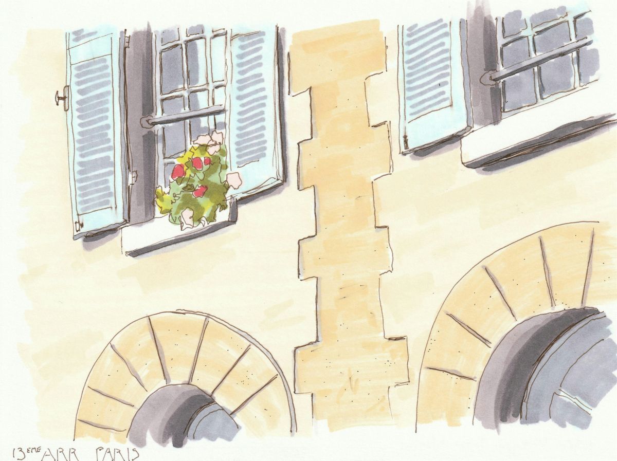 Urban Sketching Prescapada Southern France