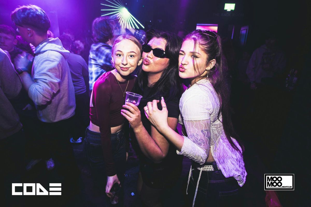 CODE Friday 30th January At MooMoo!