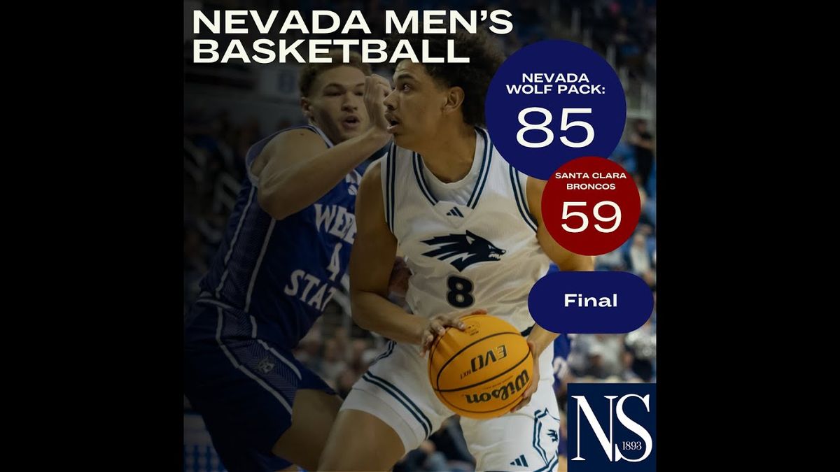 Nevada Wolf Pack at Santa Clara Broncos Mens Basketball