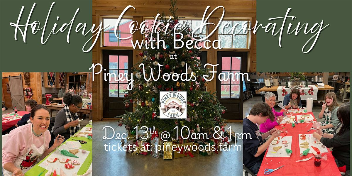 Holiday Cookie Decorating