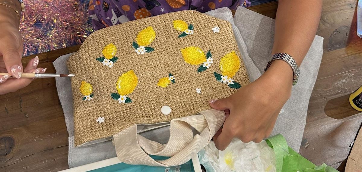 Gold and Silver Leaf Summer Bag Class