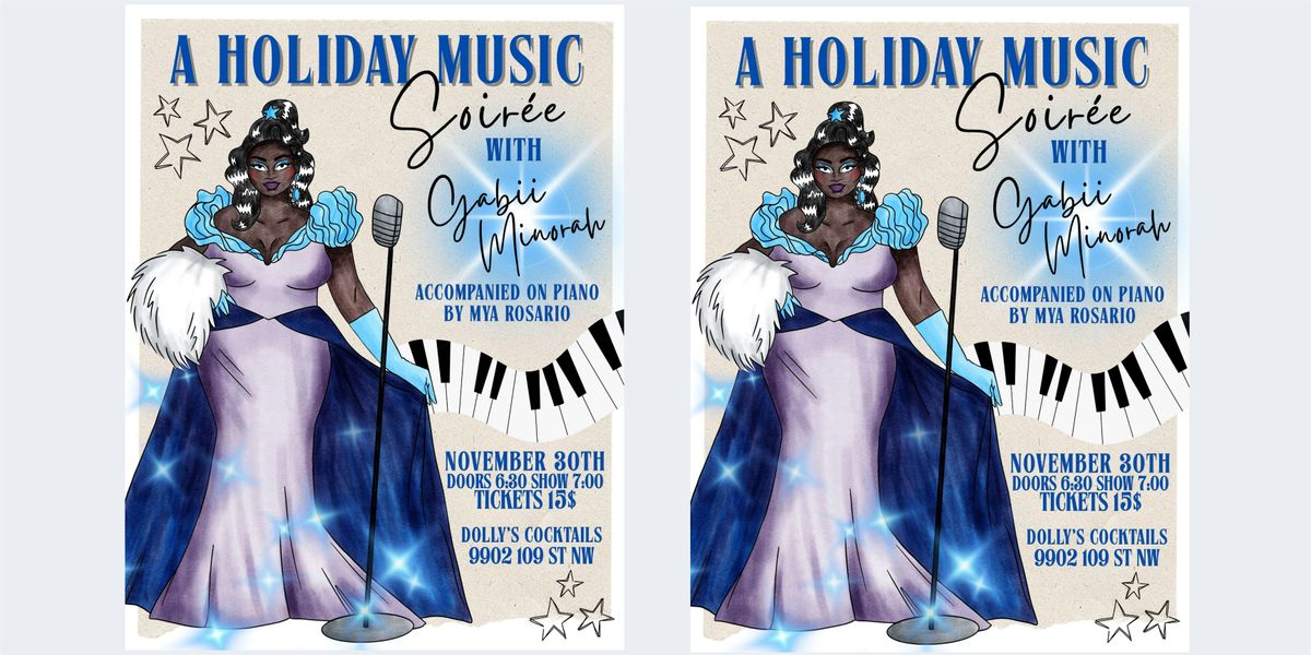 A Holiday Music Soiree with Gabii Minorah at Dolly's Cocktails!