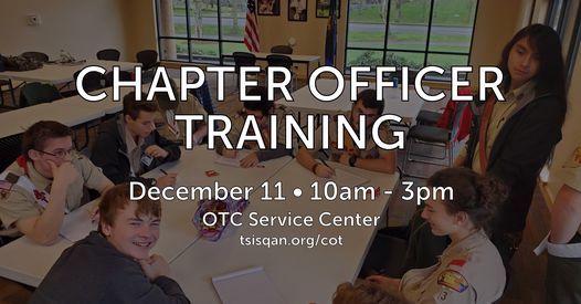 2021 Chapter Officer Training | Oregon Trail Council, BSA, Eugene, OR