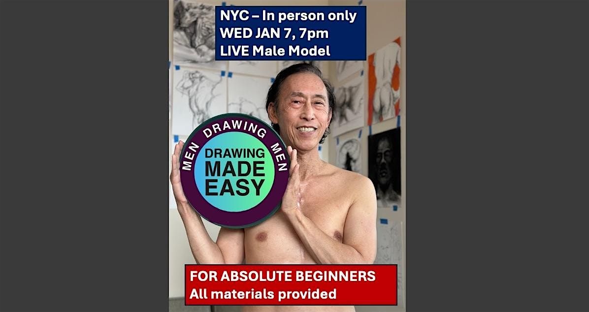 Drawing Naked Men Made Easy - for absolute beginners