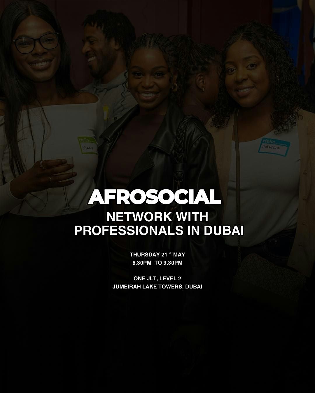 AFROSOCIAL Dubai I Meet Professionals in the City