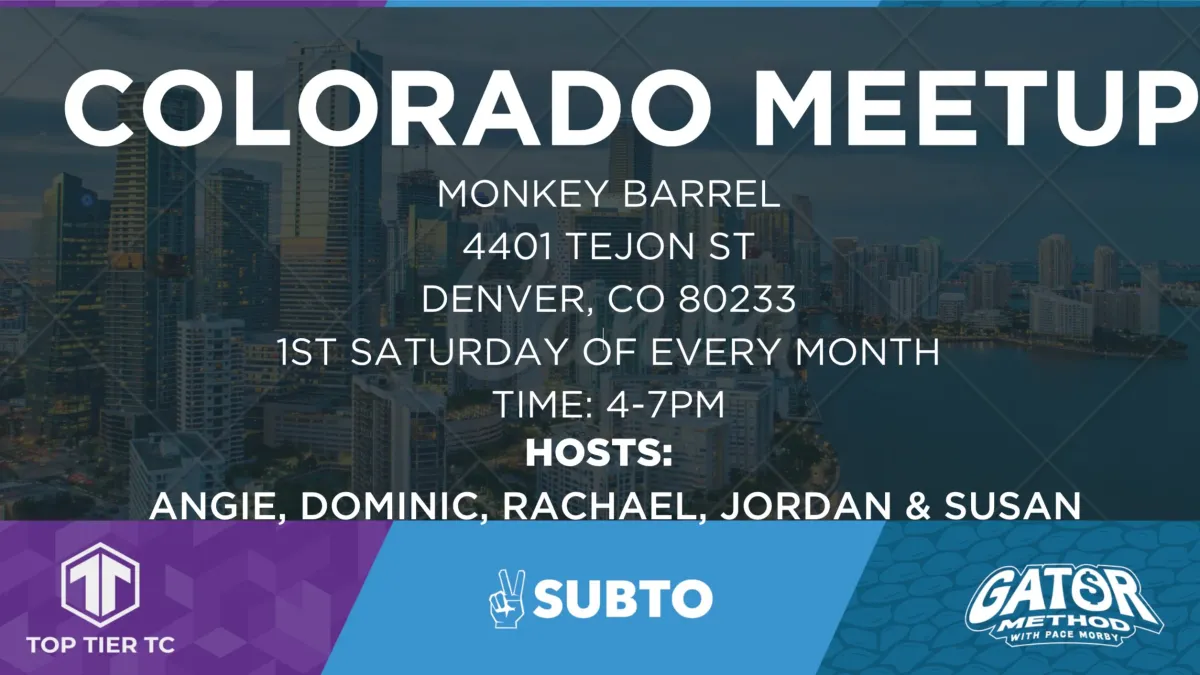 CO MONTHLY SUBTO MEETUP