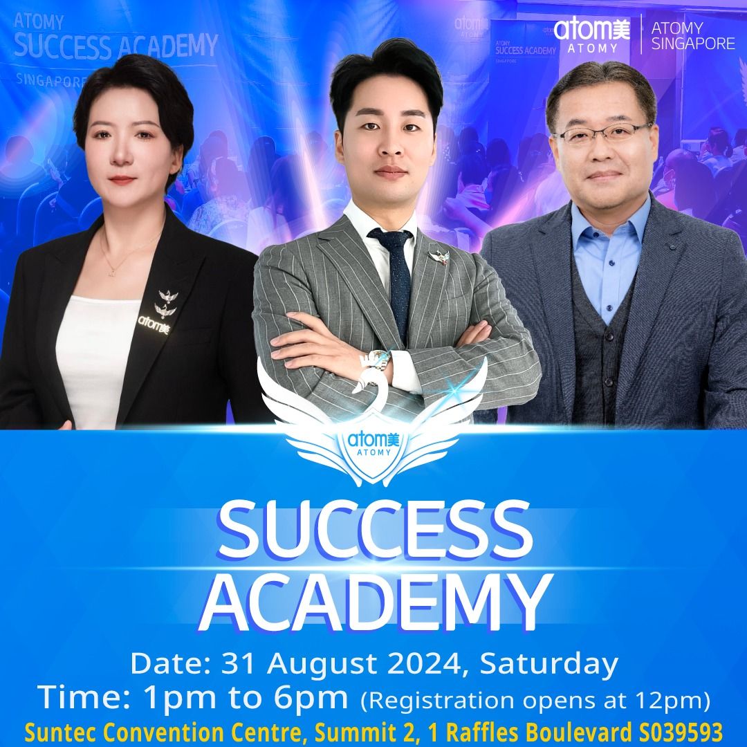 Atomy Singapore Success Academy 31 Aug 2024 Suntec Convention Centre