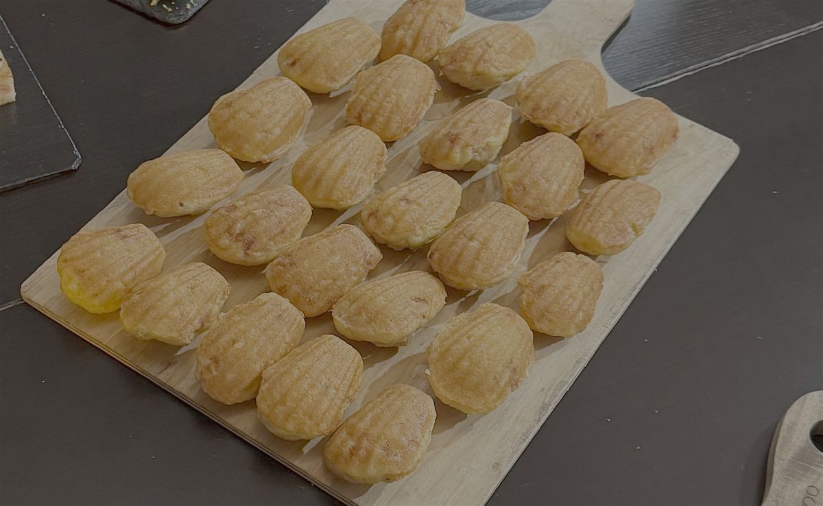 Tea Time Masterclass: Caramel Barquettes, Lemon Madeleines, and Financiers