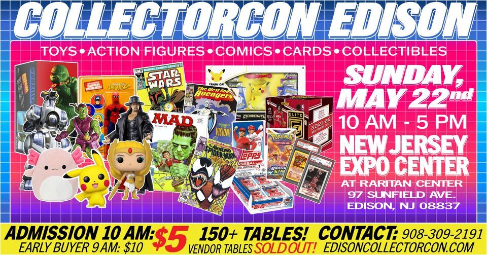 CollectorCon Edison, NJ Vintage & Collectible Toys Action Figures