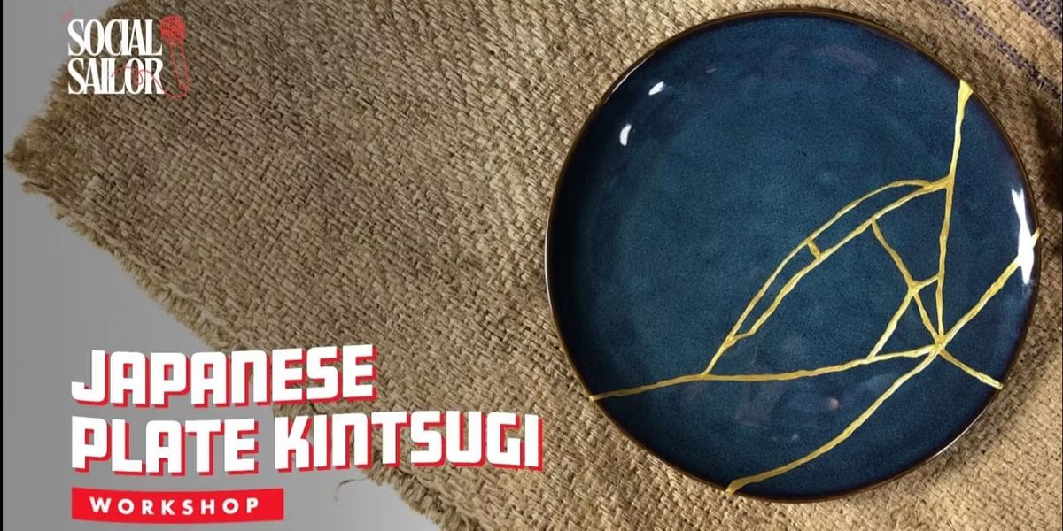Japanese Kintsugi Plate - Mumbai