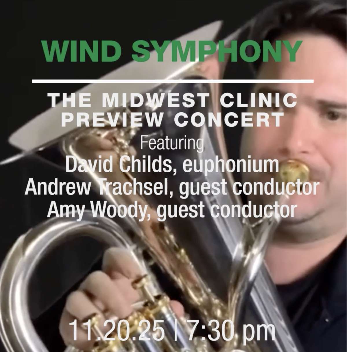 University of North Texas Wind Symphony: Midwest Clinic Preview Concert ft. David Childs