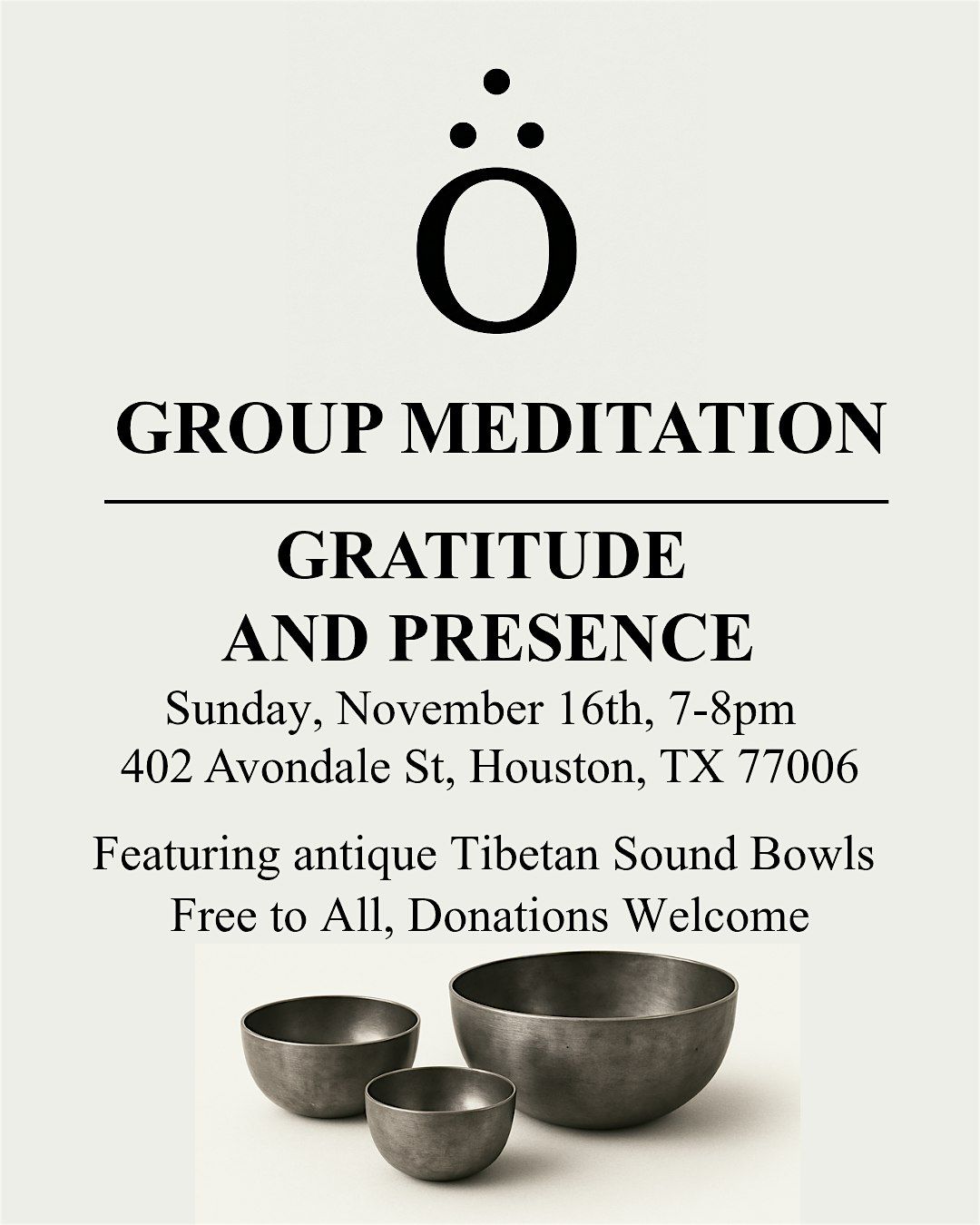 Group Meditation: On Presence and Gratitude