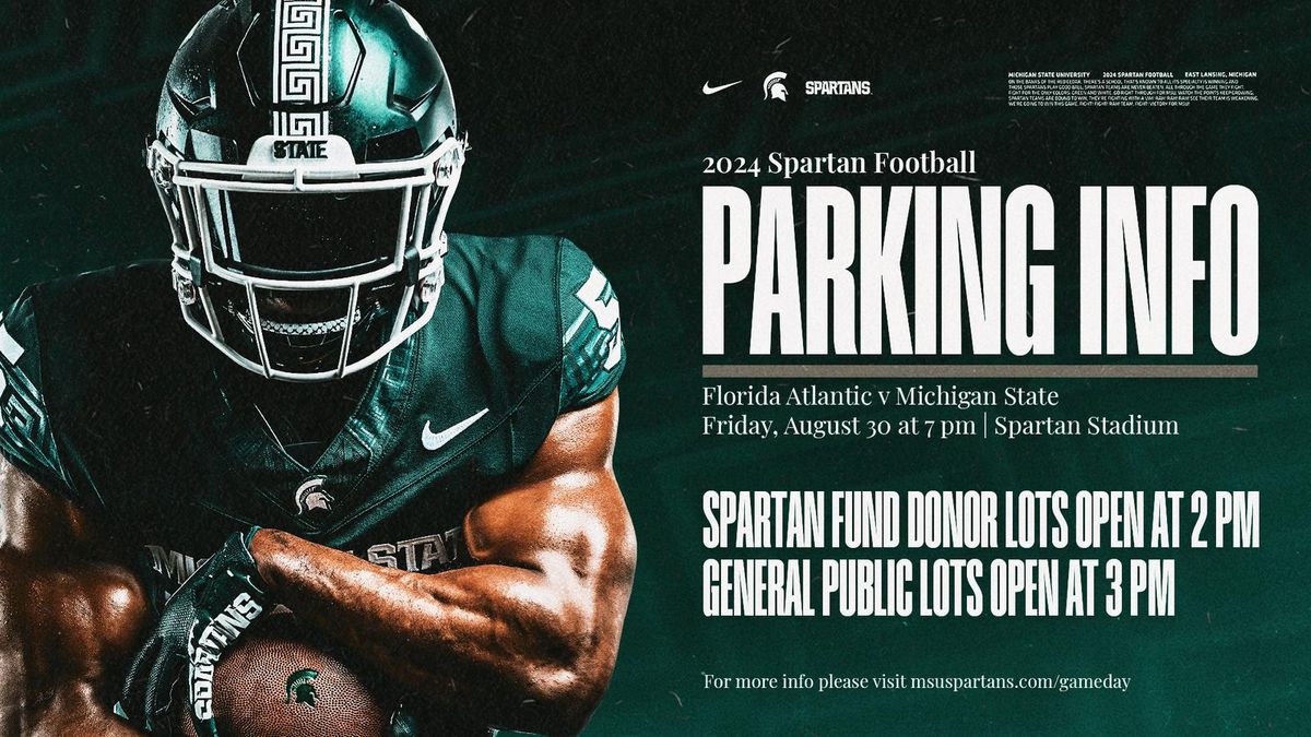 Parking Michigan State Spartans at Michigan Wolverines Wrestling