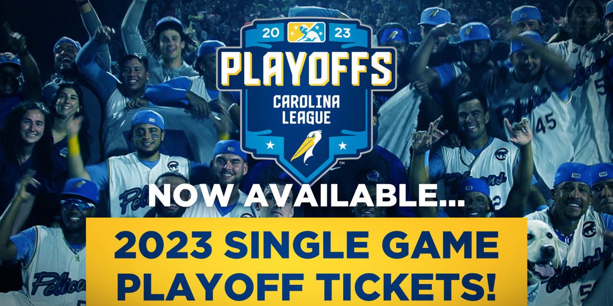 Carolina League Playoffs: Myrtle Beach Pelicans at Columbia Fireflies - Game 2