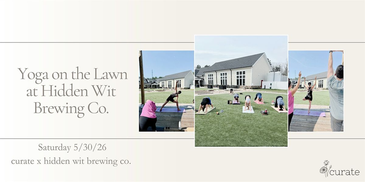 Yoga on the Lawn at Hidden Wit Brewing Co.