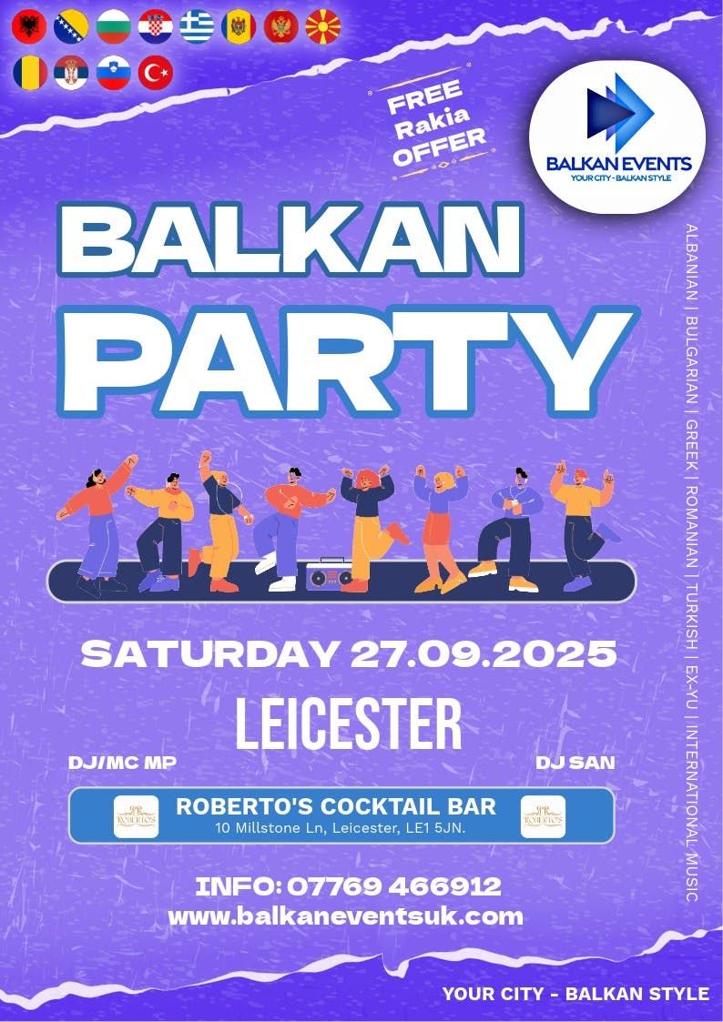 BALKAN Party LEICESTER - Autumn Welcome