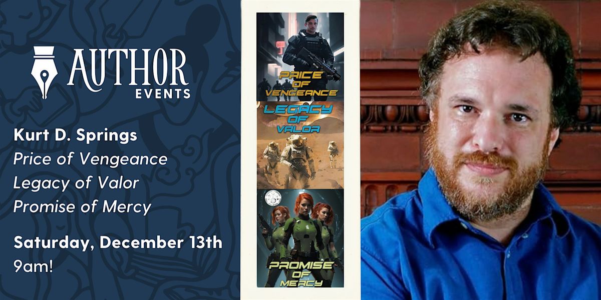 Author Tabling with Kurt D. Springs