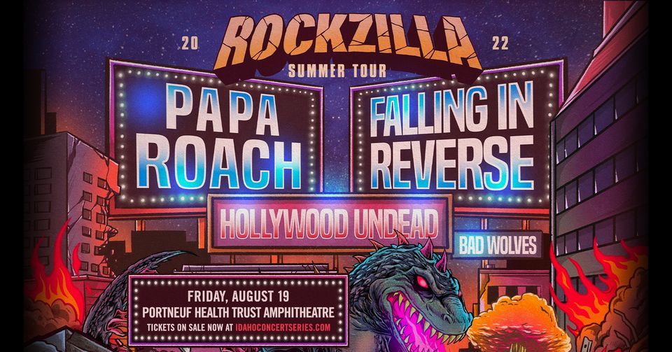 Papa Roach & Falling in Reverse Rockzilla tour with Special Guests