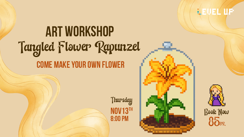 Tangled flower (Repunzel Art workshop)