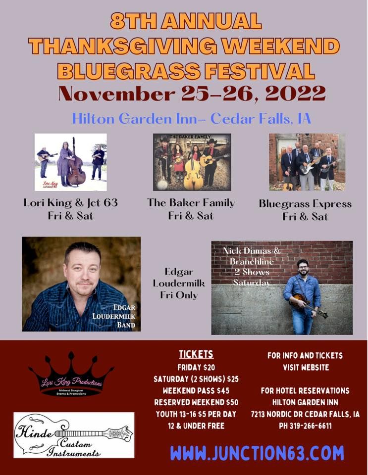 8th Annual Thanksgiving Weekend Festival | Hilton Garden Inn - Cedar Falls  | November 25 to November 26