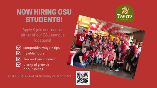 Panera Bread Osu Campus Hiring Event 300 W Lane Ave Columbus Oh 431 1002 United States August 26 21