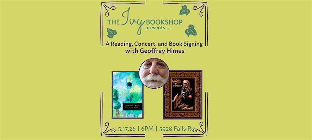 A Reading, Concert, and Book Signing with Geoffrey Himes