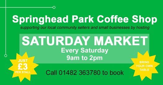 Saturday Markets at Springhead Park Coffee Shop | Springhead Park Golf ...