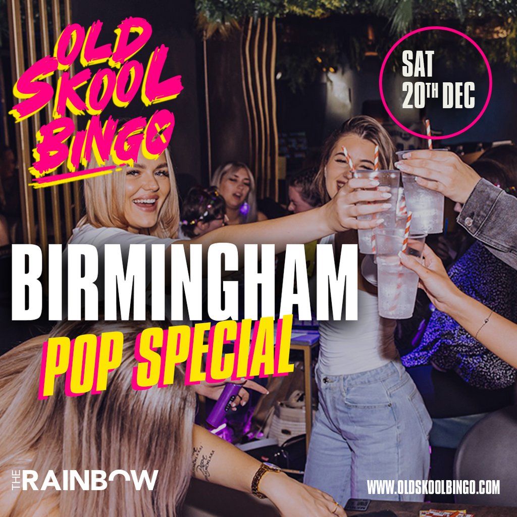 Old Skool Bingo Pop Special Sat 20th Dec Birmingham