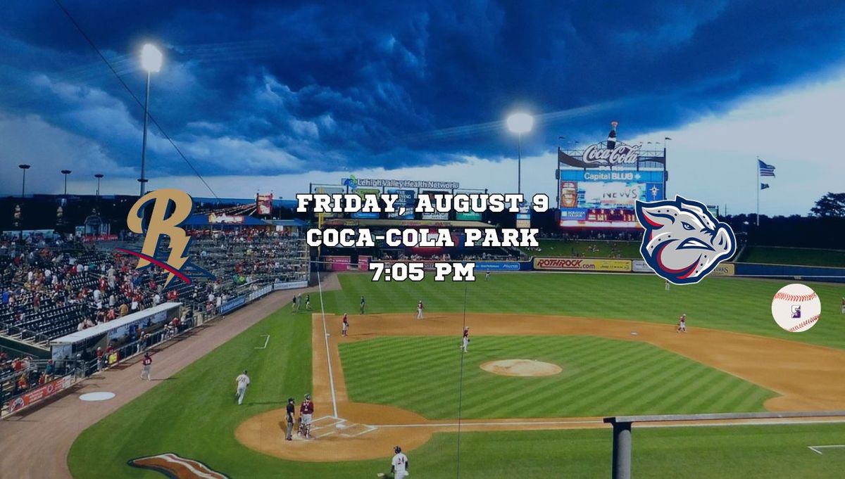 Lehigh Valley IronPigs at Scranton Wilkes Barre RailRiders at PNC Field - Moosic