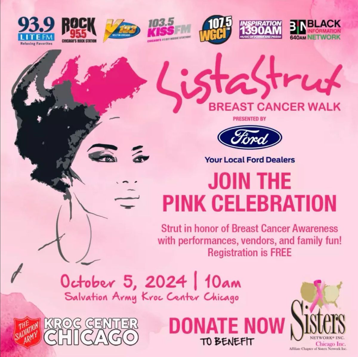 Sista Strut 2024 Kroc Center Chicago, Blue Island, IL October 5, 2024