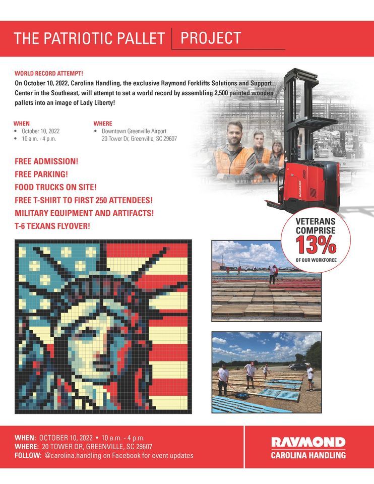 Patriotic Pallet Project 20 Tower Dr, Greenville, SC 296072603
